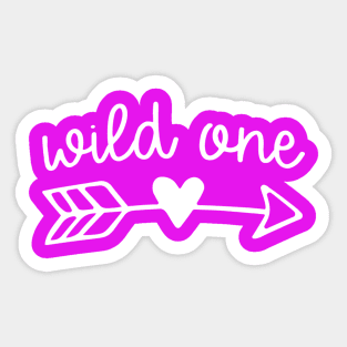 Wild One Sticker